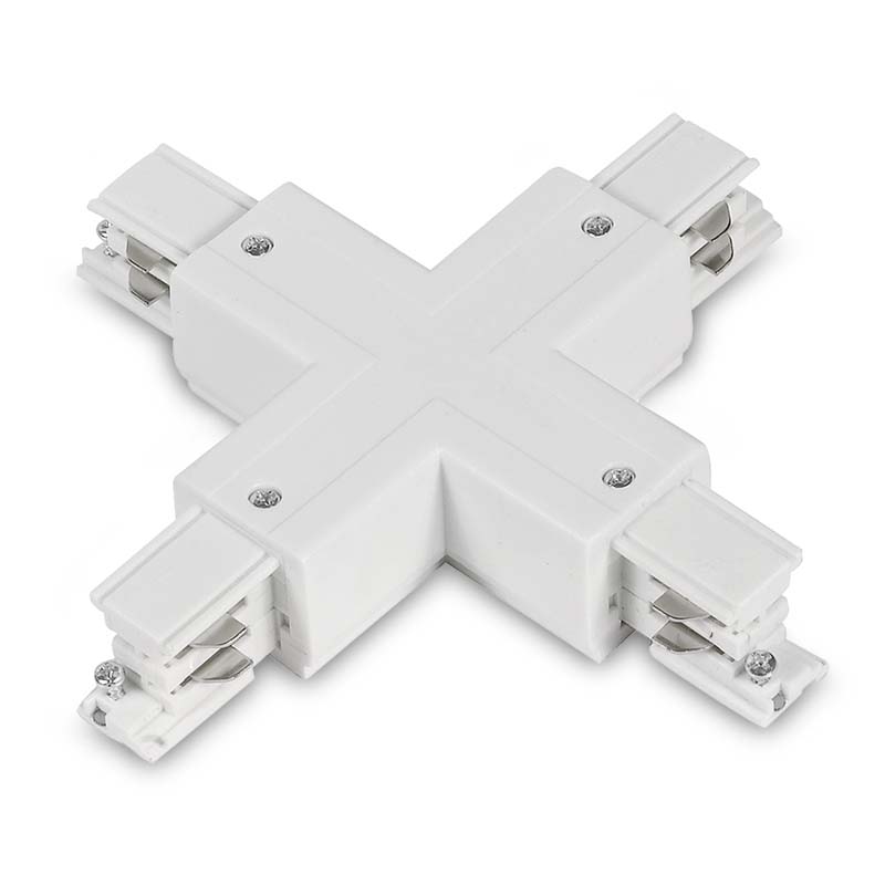 CONECTOR X BLANCO PARA CARRIL TRACK